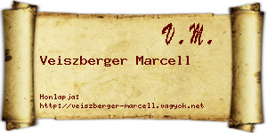 Veiszberger Marcell névjegykártya